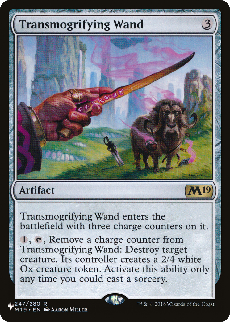 Transmogrifying Wand Card Image