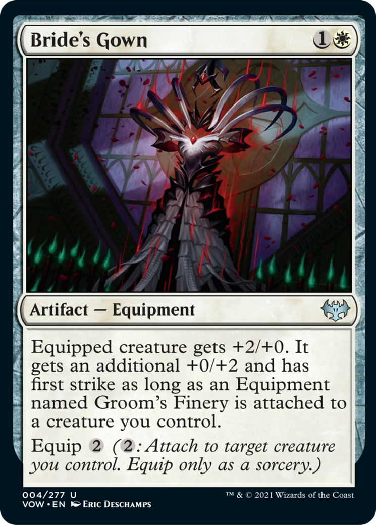 Bride's Gown Card Image