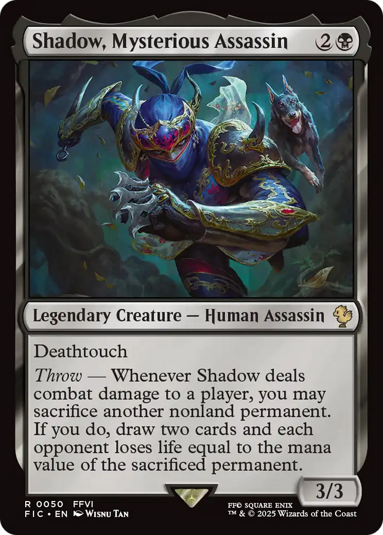 Shadow, Mysterious Assassin Card Image