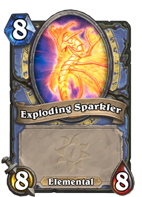 Exploding Sparkler Card Image