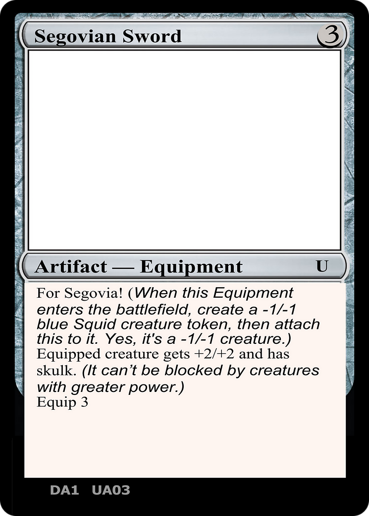 Segovian Sword Card Image