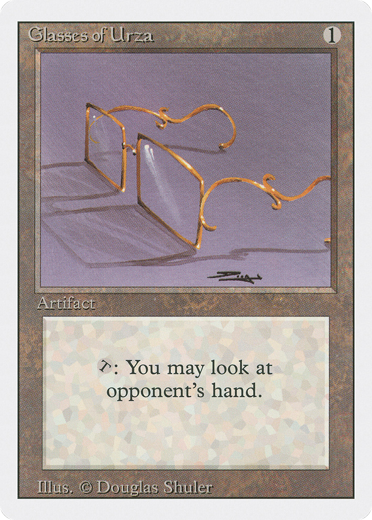 Glasses of Urza Card Image