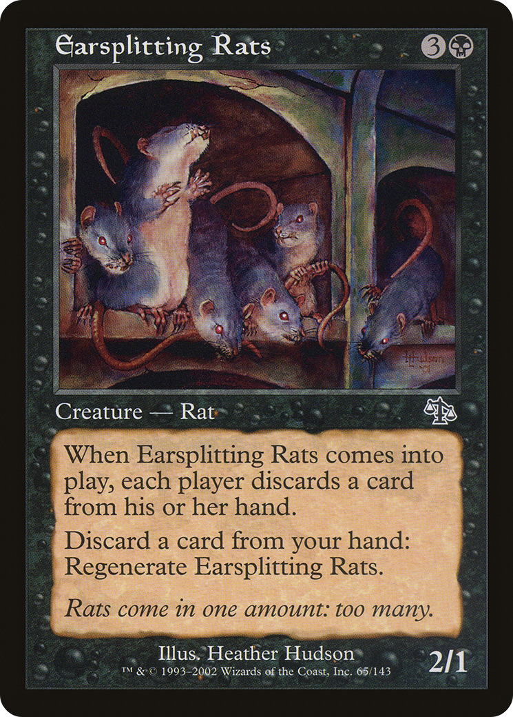 Earsplitting Rats Card Image