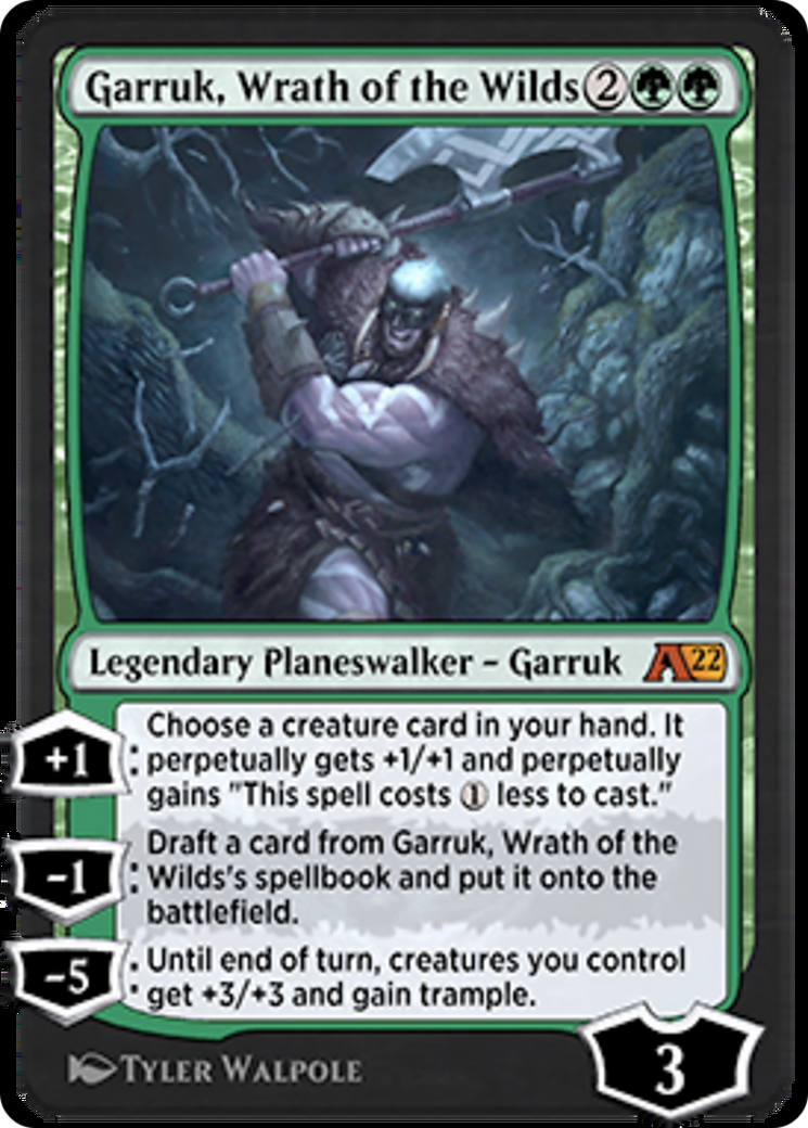 Garruk, Wrath of the Wilds Card Image