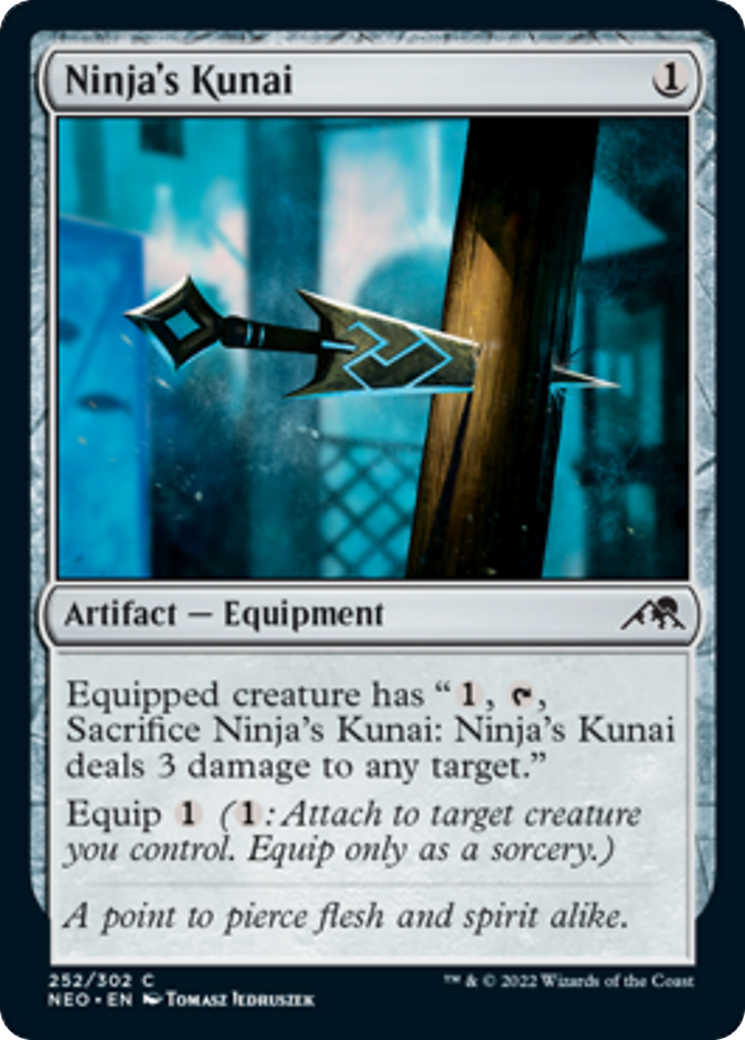 Ninja's Kunai Card Image