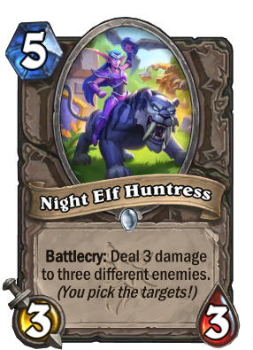Night Elf Huntress Card Image