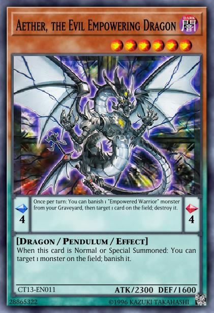 Aether, the Evil Empowering Dragon Card Image