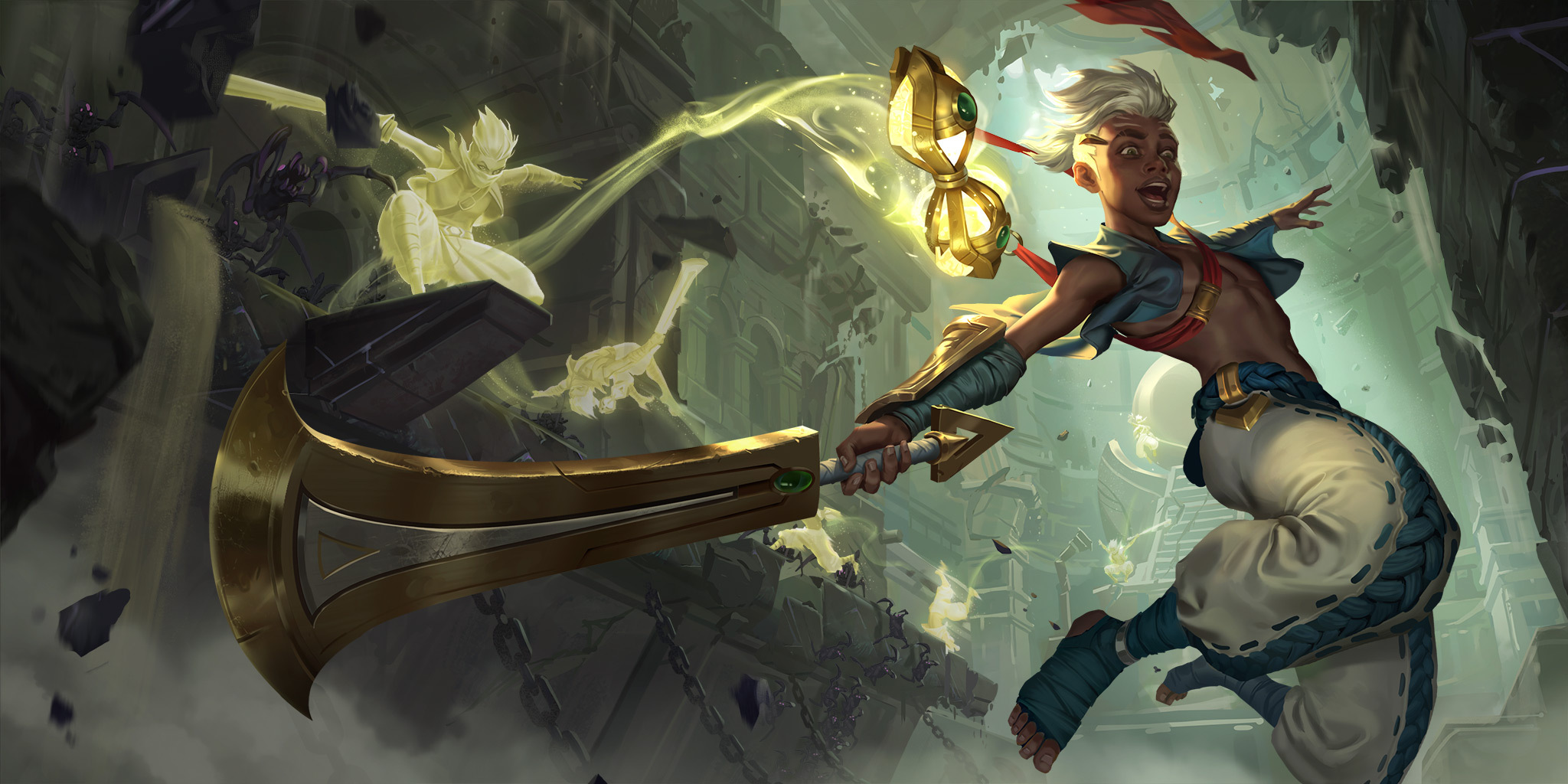 Legends of Runeterra Brasil on X: Confira algumas das artes das novas skins  do Yasuo, Zed, Riven e Shyvana. Elas são uma nova forma de personalizar  seus decks favoritos e levá-los à