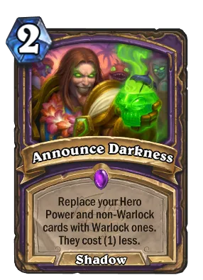 Announce Darkness Card Image