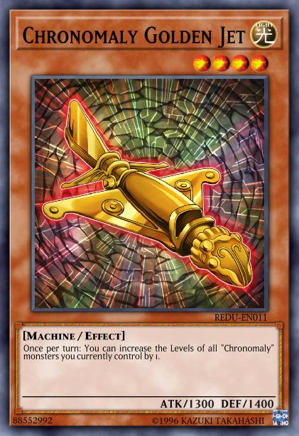 Chronomaly Golden Jet Card Image