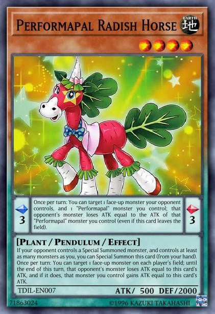 Performapal Radish Horse Card Image