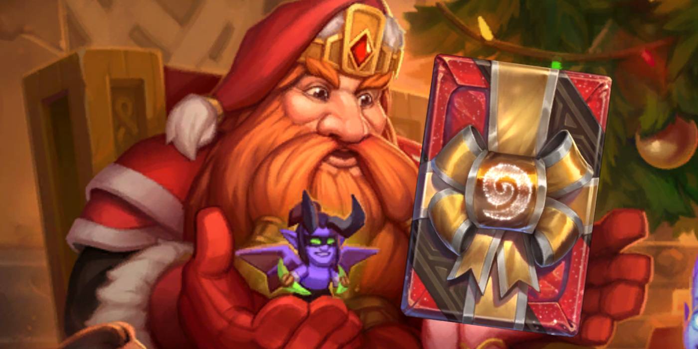 Hearthstone's 22.0 Patch Adds 6 New Card Backs Including a Very Festive Greatfather Winter Present