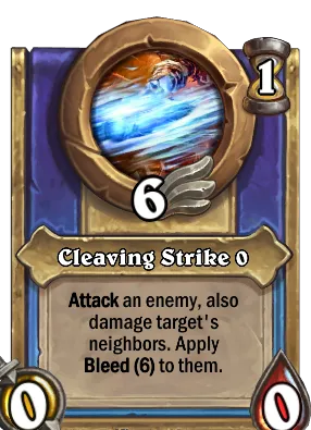 Cleaving Strike {0} Card Image