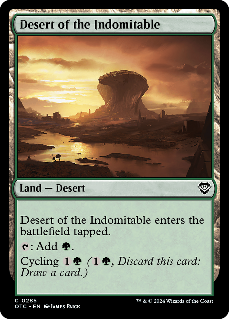Desert of the Indomitable Card Image
