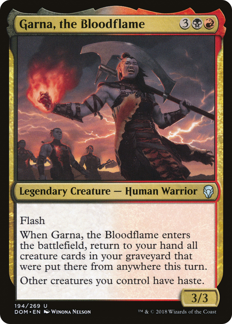 Garna, the Bloodflame Card Image