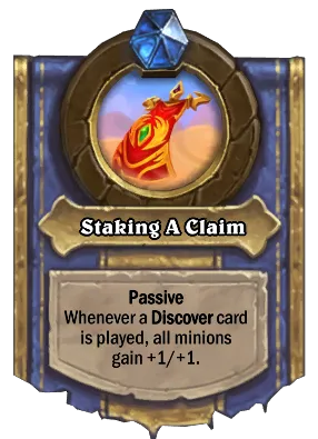 Staking A Claim Card Image