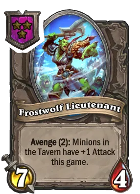 Frostwolf Lieutenant Card Image