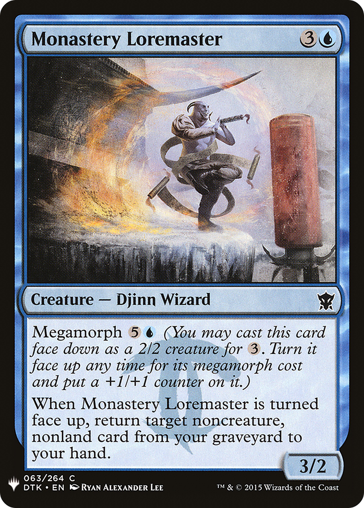 Monastery Loremaster Card Image