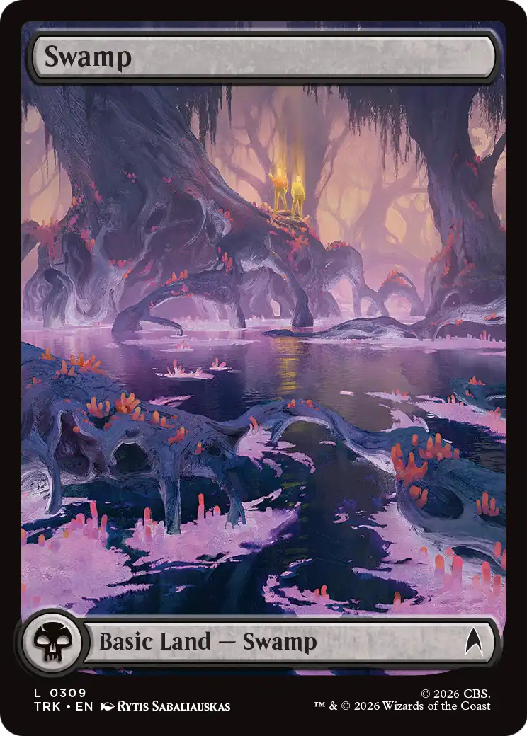 Swamp Magic: The Gathering card