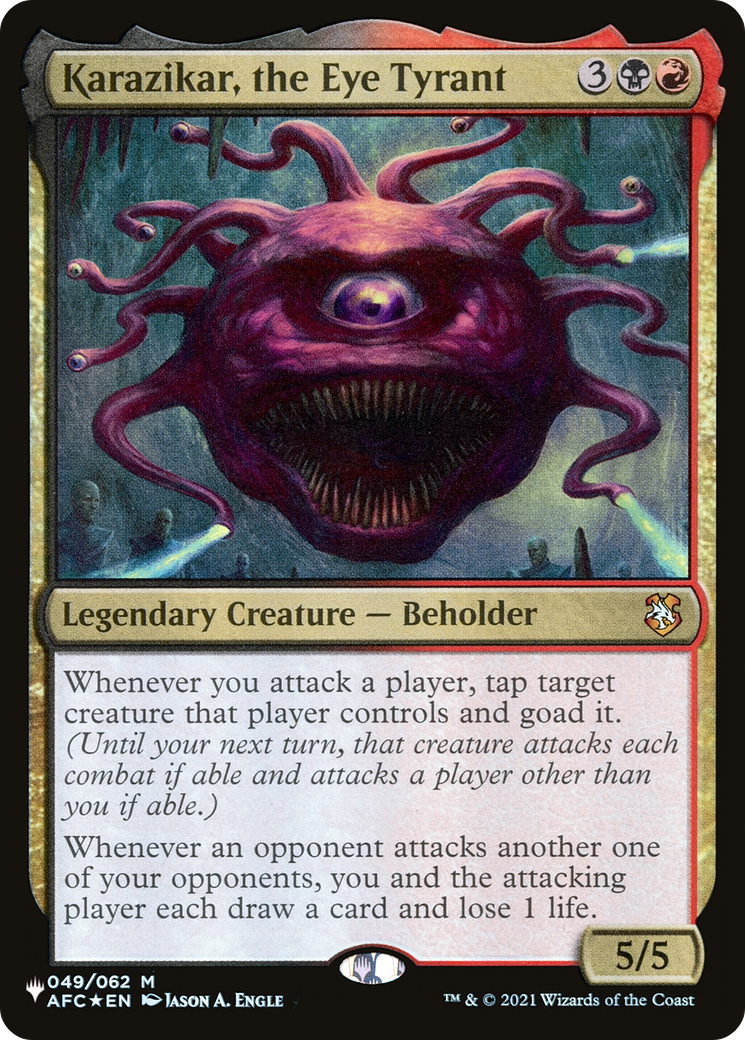 Karazikar, the Eye Tyrant Card Image