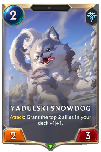 Yadulski Snowdog Card Image