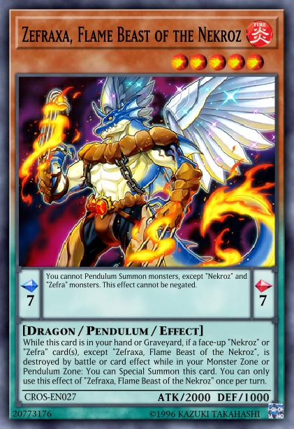 Zefraxa, Flame Beast of the Nekroz Card Image