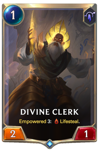Divine Clerk Card Image