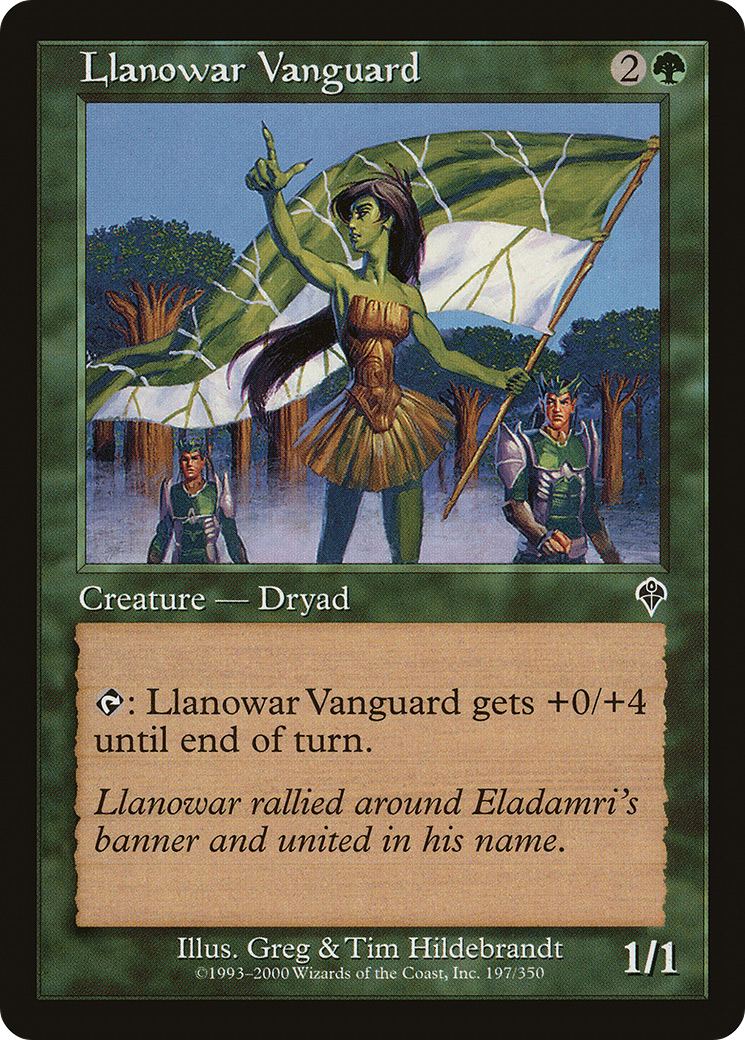 Llanowar Vanguard Card Image