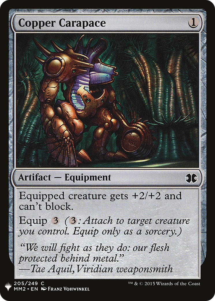 Copper Carapace Card Image