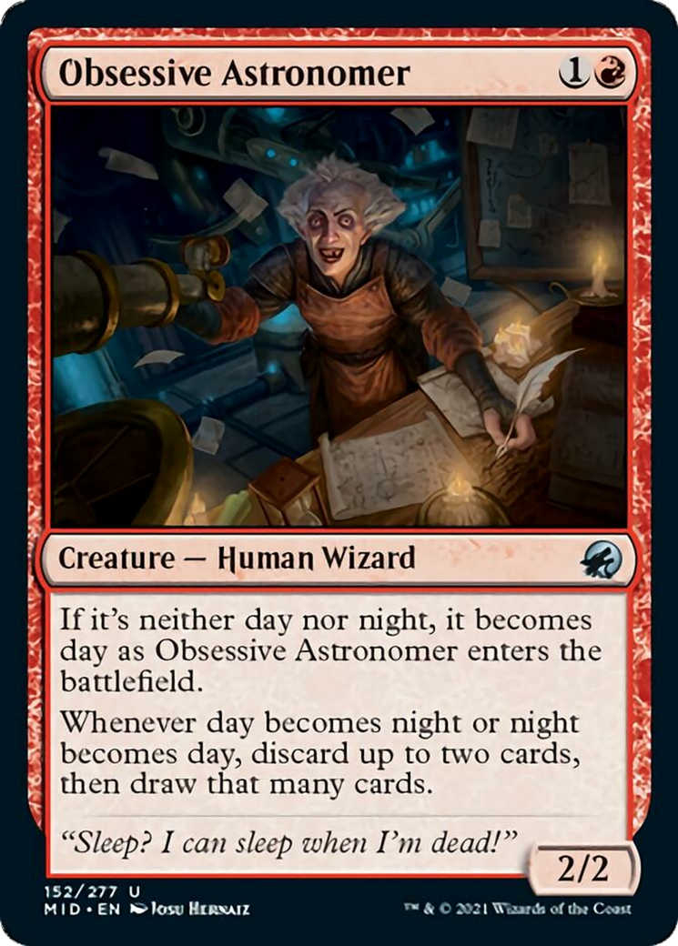 Obsessive Astronomer Card Image