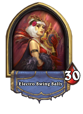 Electro Swing Sally Card Image