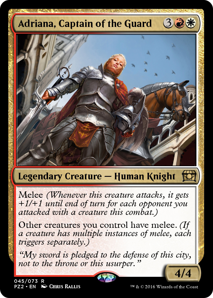 Adriana, Captain of the Guard Card Image