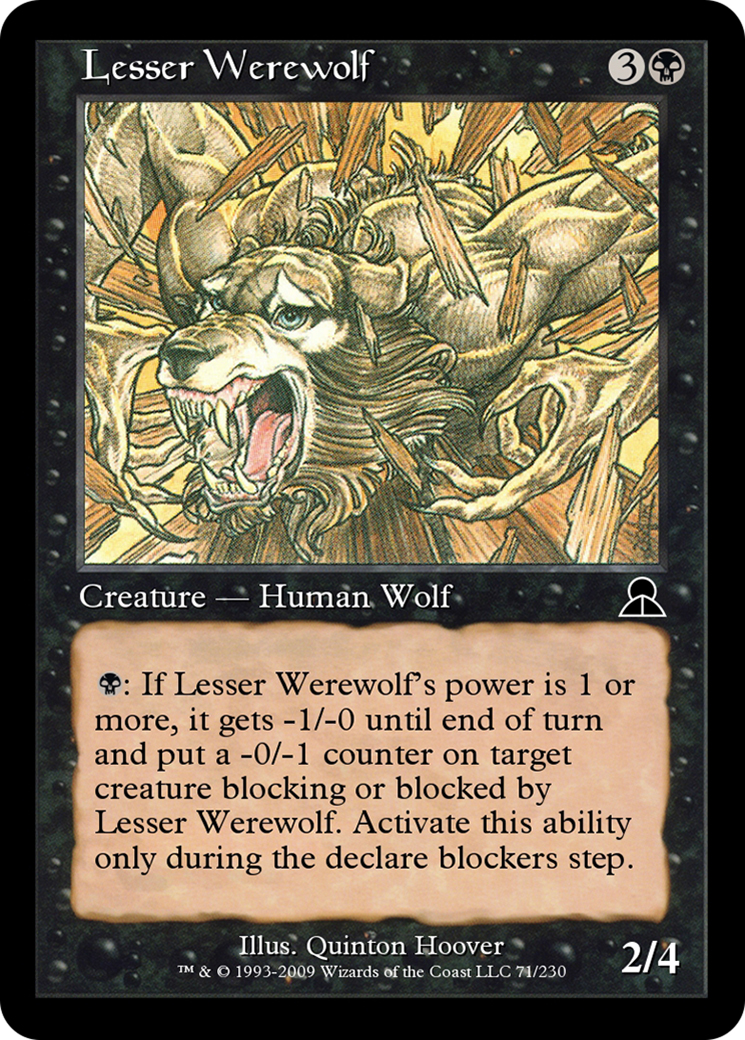 Lesser Werewolf Card Image