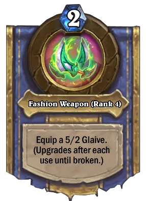 Fashion Weapon (Rank 4) Card Image