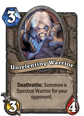 Unrelenting Warrior Card Image