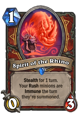 Spirit of the Rhino Card Image