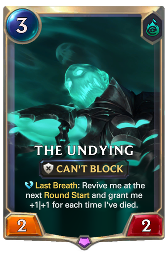The Undying Card Image