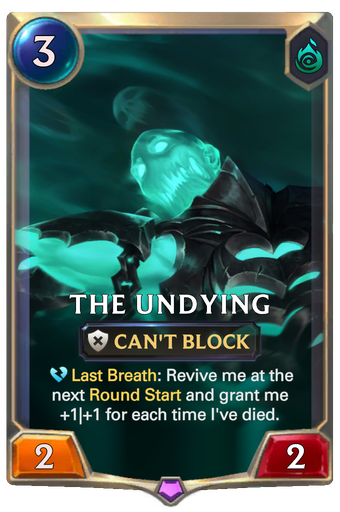 The Undying Card Image