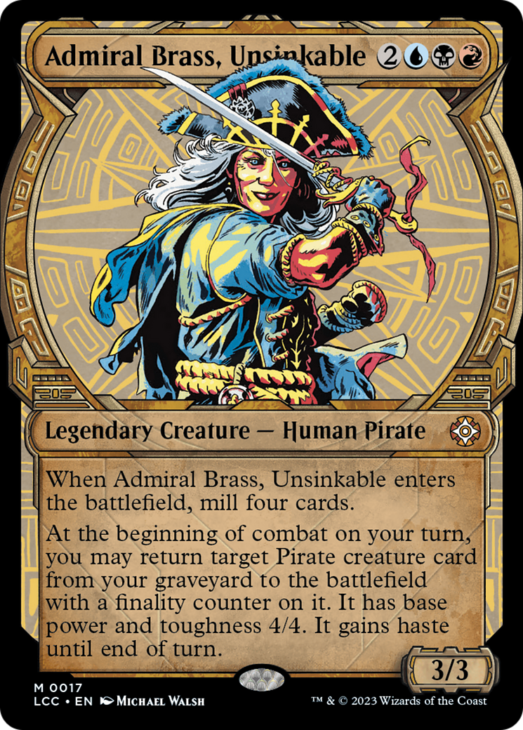 Admiral Brass, Unsinkable Card Image