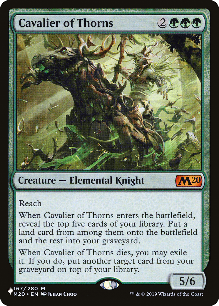 Cavalier of Thorns Card Image