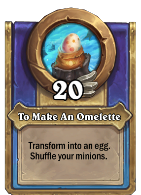 To Make An Omelette Card Image