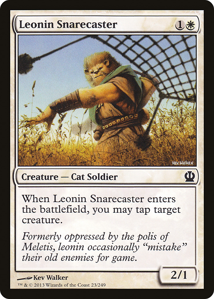 Leonin Snarecaster Card Image