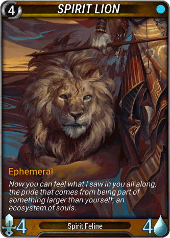 Spirit Lion Card Image