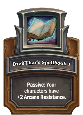 Drek'Thar's Spellbook 1 Card Image