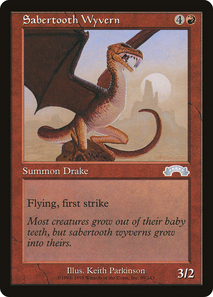 Sabertooth Wyvern Card Image