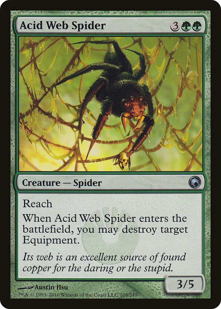 Acid Web Spider Card Image