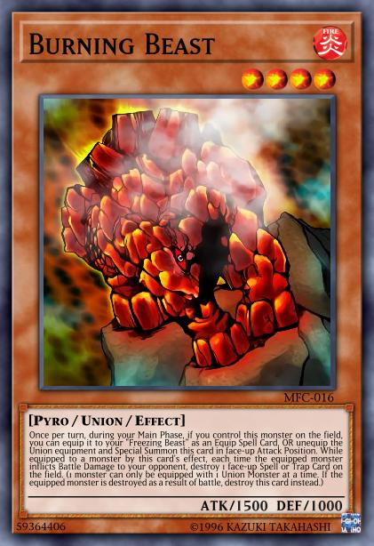 Burning Beast Card Image