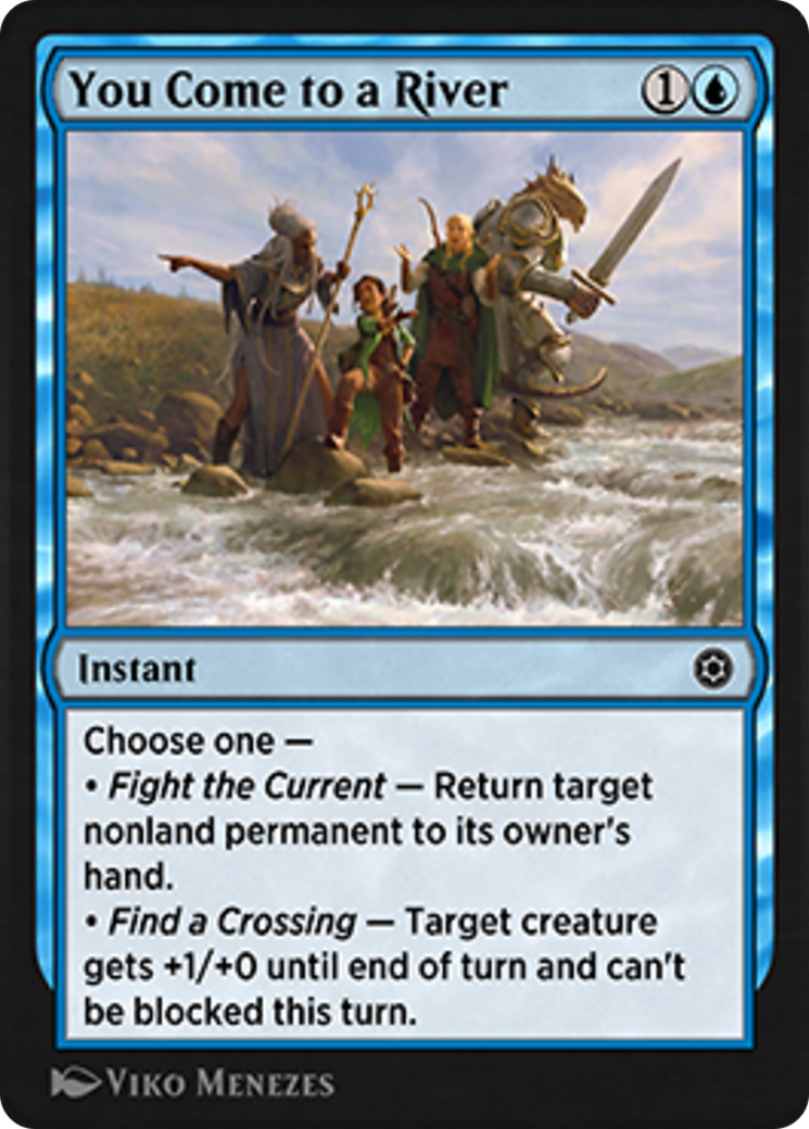 You Come to a River Card Image