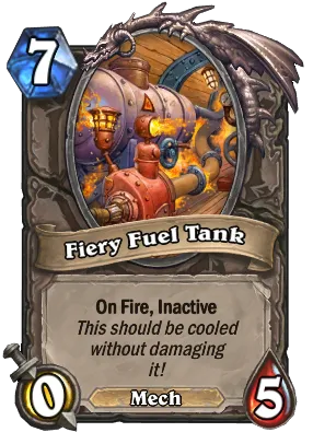 Fiery Fuel Tank Card Image