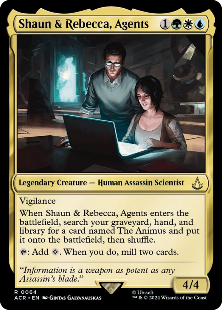 Shaun & Rebecca, Agents Card Image